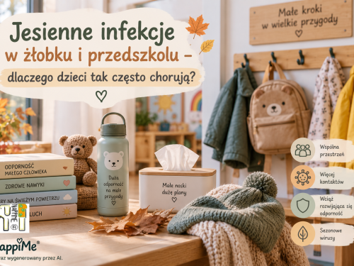 Jesienne infekcje w żłobku i przedszkolu – dlaczego dzieci tak często chorują?